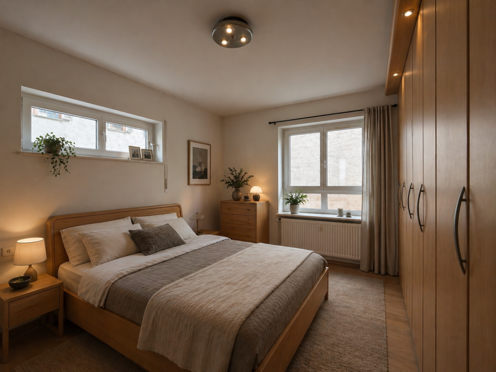 Schlafzimmer visualisiert