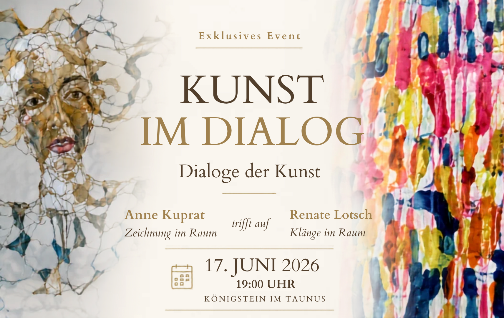 Kunst im Dialog – Anne Kuprat und Renate Lotsch