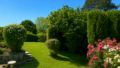 Garten seitlich