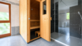 Sauna und Dusche