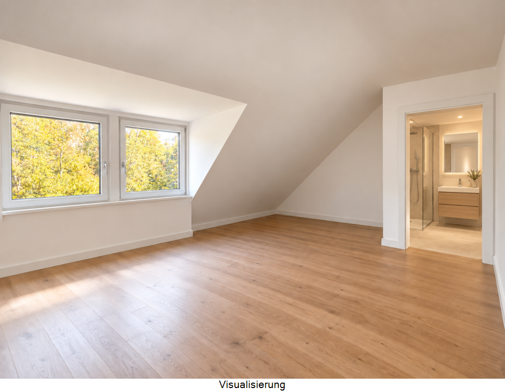 Dachgeschoss visualisiert